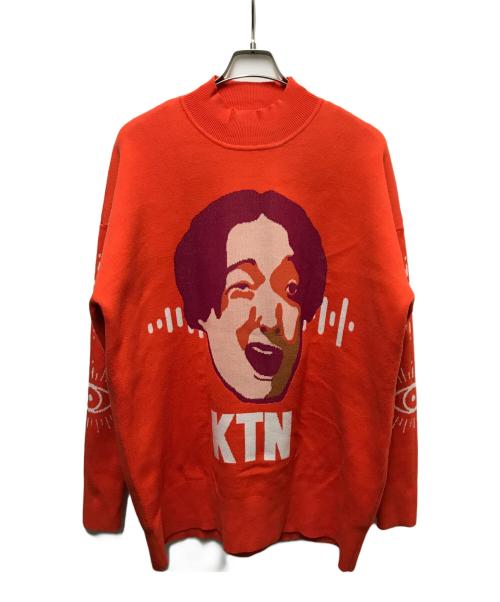 TATSUYA KITANI（タツヤキタニ）TATSUYA KITANI (タツヤキタニ) 解放faceセーター オレンジ サイズ:-の古着・服飾アイテム