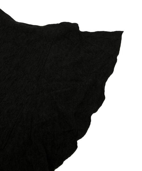 FETICO（フェティコ）FETICO (フェティコ) Botanical Jacquard Ruffle Skirt ブラック サイズ:1の古着・服飾アイテム