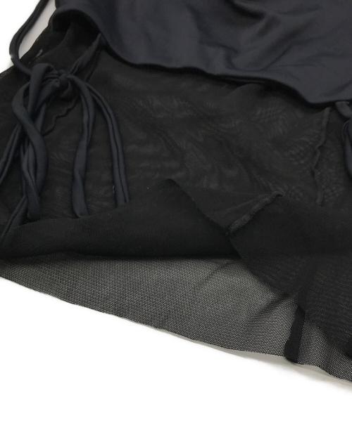 LEINWANDE（ラインヴァンド）LEINWANDE (ラインヴァンド) Mesh Combination Top ブラック サイズ:Sの古着・服飾アイテム