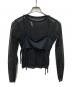 LEINWANDE（ラインヴァンド）の古着「Mesh Combination Top」｜ブラック