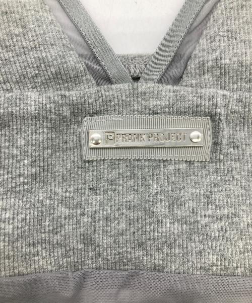 PRANK PROJECT（プランクプロジェクト）PRANK PROJECT (プランクプロジェクト) シアートリムキャミソール グレー サイズ:Sの古着・服飾アイテム