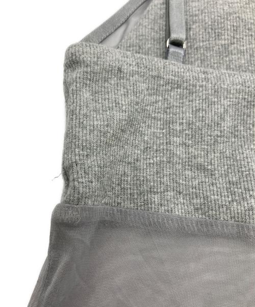 PRANK PROJECT（プランクプロジェクト）PRANK PROJECT (プランクプロジェクト) シアートリムキャミソール グレー サイズ:Sの古着・服飾アイテム