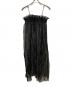 LEINWANDE (ラインヴァンド) Recycle Organdy Pleats Dress/リサイクルオーガンジープリーツドレス ブラック サイズ:FREE：12000円