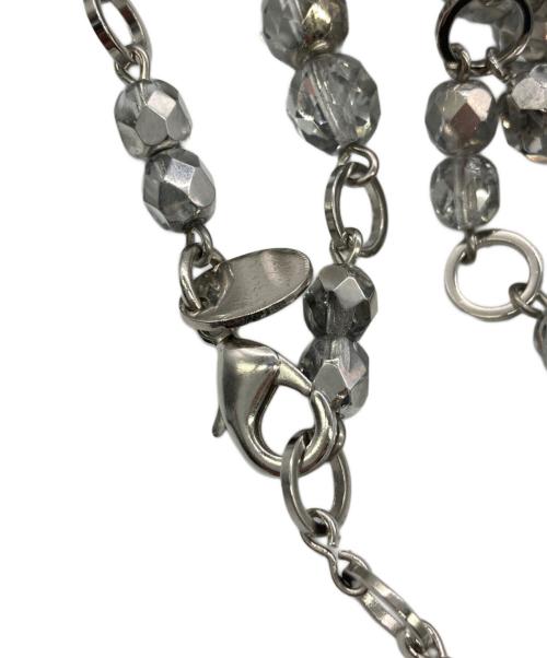 MURAL（ミューラル）MURAL (ミューラル) ビーズビスチェ シルバー サイズ:-の古着・服飾アイテム