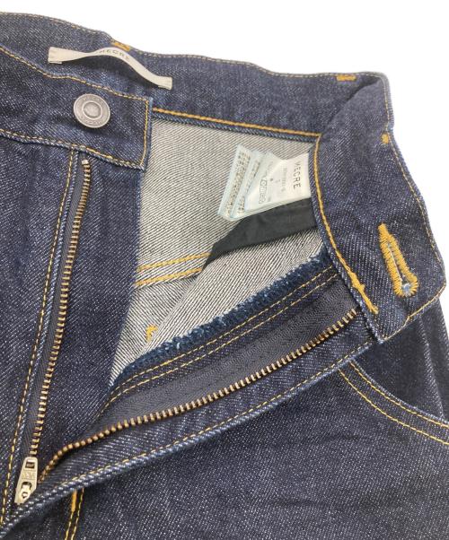 MECRE（メクル）MECRE (メクル) ロールアップコーティングデニム インディゴ サイズ:Ｓの古着・服飾アイテム