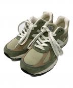 NEW BALANCEニューバランス）の古着「990V4 ローカットスニーカー」｜グリーン