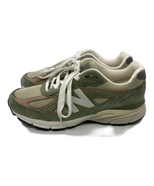 NEW BALANCE（ニューバランス）NEW BALANCE (ニューバランス) 990V4 ローカットスニーカー グリーン サイズ: US9 1/2(27.5)の古着・服飾アイテム