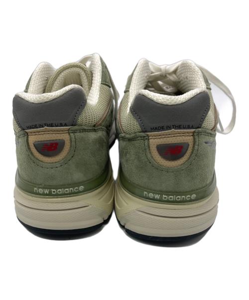NEW BALANCE（ニューバランス）NEW BALANCE (ニューバランス) 990V4 ローカットスニーカー グリーン サイズ: US9 1/2(27.5)の古着・服飾アイテム