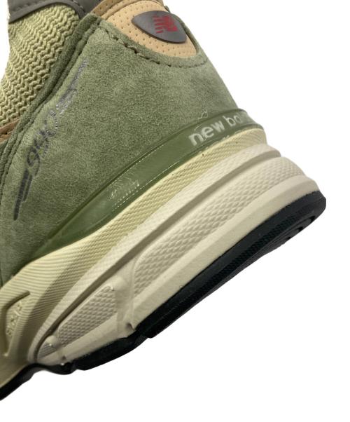 NEW BALANCE（ニューバランス）NEW BALANCE (ニューバランス) 990V4 ローカットスニーカー グリーン サイズ: US9 1/2(27.5)の古着・服飾アイテム