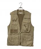 BANANA REPUBLICバナナリパブリック）の古着「90Sサファリベスト」｜ベージュ