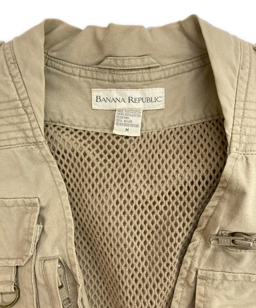 BANANA REPUBLIC（バナナリパブリック）BANANA REPUBLIC (バナナリパブリック) 90Sサファリベスト ベージュ サイズ:Mの古着・服飾アイテム