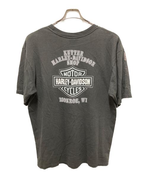HARLEY-DAVIDSON（ハーレーダビッドソン）HARLEY-DAVIDSON (ハーレーダビッドソン) ホークスプリントTEE ブラック サイズ:XLの古着・服飾アイテム