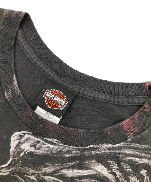 HARLEY-DAVIDSON（ハーレーダビッドソン）HARLEY-DAVIDSON (ハーレーダビッドソン) ホークスプリントTEE ブラック サイズ:XLの古着・服飾アイテム
