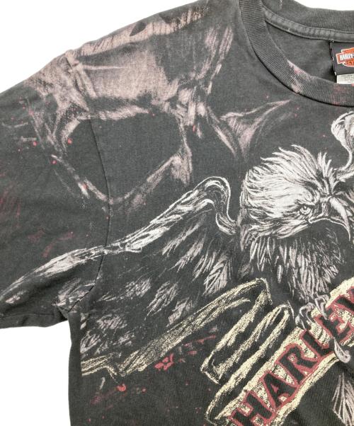 HARLEY-DAVIDSON（ハーレーダビッドソン）HARLEY-DAVIDSON (ハーレーダビッドソン) ホークスプリントTEE ブラック サイズ:XLの古着・服飾アイテム