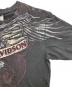 中古・古着 HARLEY-DAVIDSON (ハーレーダビッドソン) ホークスプリントTEE ブラック サイズ:XL：5000円