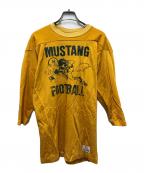 Championチャンピオン）の古着「70Sフットボールシャツ」｜イエロー