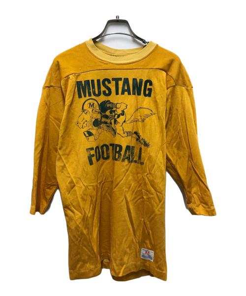 Champion（チャンピオン）Champion (チャンピオン) 70Sフットボールシャツ イエロー サイズ:Ｍの古着・服飾アイテム