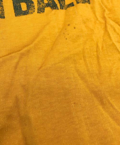 Champion（チャンピオン）Champion (チャンピオン) 70Sフットボールシャツ イエロー サイズ:Ｍの古着・服飾アイテム