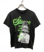 stussyステューシー）の古着「キッズフォトプリントTシャツ」｜ブラック