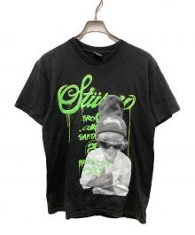 stussy（ステューシー）の古着「キッズフォトプリントTシャツ」｜ブラック