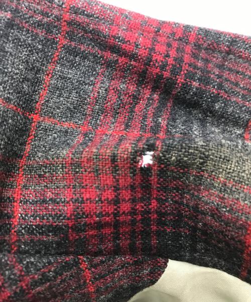 PENDLETON（ペンドルトン）PENDLETON (ペンドルトン) 50Sウールカバーオールジャケット グレー×レッド サイズ:Mの古着・服飾アイテム