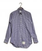 Thom Browneトムブラウン）の古着「ギンガムチェックシャツ/gingham check shirt」｜ネイビー