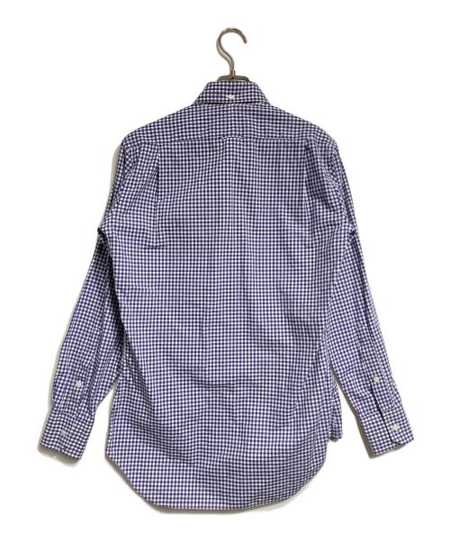 Thom Browne（トムブラウン）Thom Browne (トムブラウン) ギンガムチェックシャツ/gingham check shirt ネイビー サイズ:1の古着・服飾アイテム