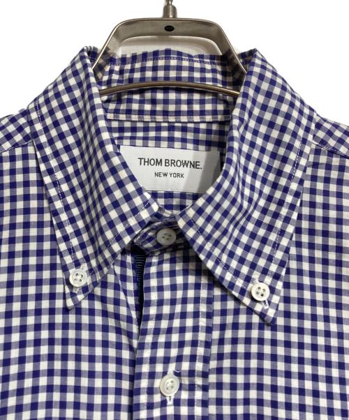 Thom Browne（トムブラウン）Thom Browne (トムブラウン) ギンガムチェックシャツ/gingham check shirt ネイビー サイズ:1の古着・服飾アイテム