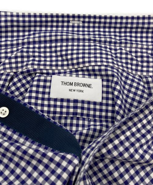 Thom Browne（トムブラウン）Thom Browne (トムブラウン) ギンガムチェックシャツ/gingham check shirt ネイビー サイズ:1の古着・服飾アイテム