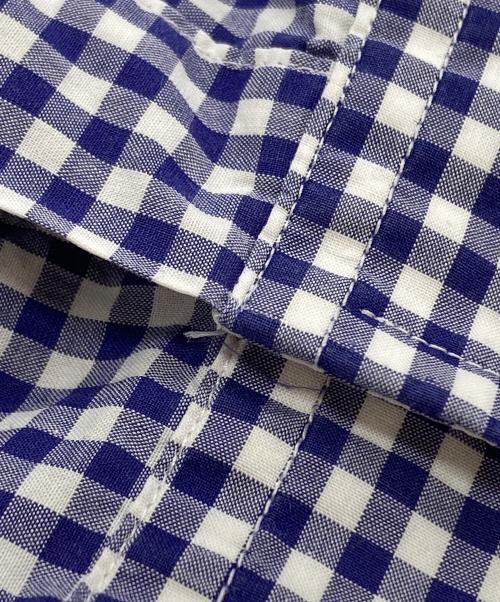 Thom Browne（トムブラウン）Thom Browne (トムブラウン) ギンガムチェックシャツ/gingham check shirt ネイビー サイズ:1の古着・服飾アイテム