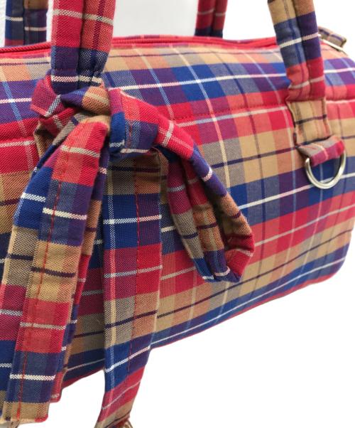 Diane V（-）Diane V (-) PinkPantheress Bag Check レッドの古着・服飾アイテム