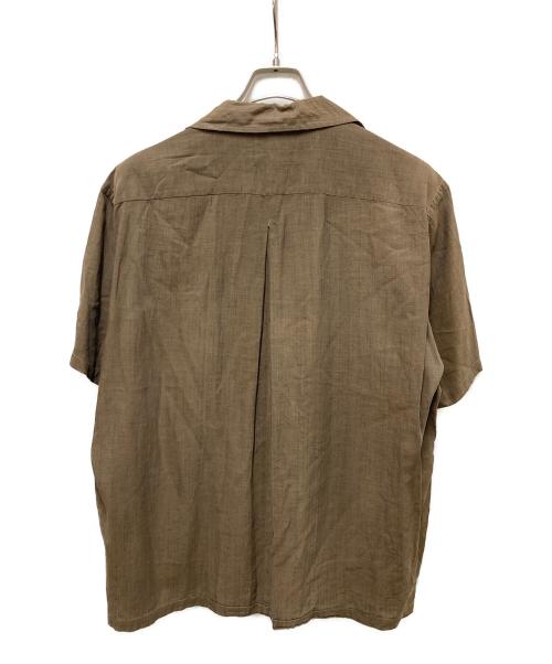 SWISS（スイス）SWISS (スイス) 50s-60s オープンカラーシャツ ブラウン サイズ:不明の古着・服飾アイテム