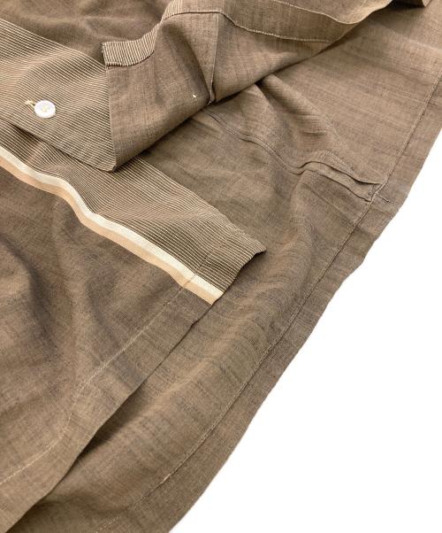 SWISS（スイス）SWISS (スイス) 50s-60s オープンカラーシャツ ブラウン サイズ:不明の古着・服飾アイテム