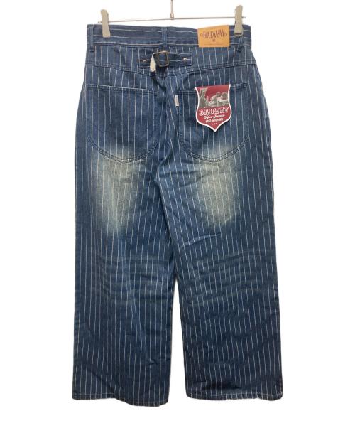 BADWAY（バッドウェイ）BADWAY (バッドウェイ) Grunge stripe denim インディゴ サイズ:Mの古着・服飾アイテム