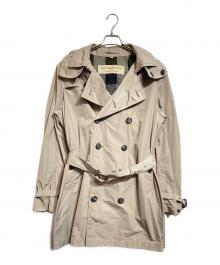 BURBERRY LONDON（バーバリーロンドン）の古着「フーデッドトレンチコート/hooded trench coat」｜ベージュ