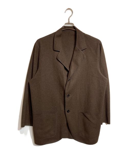 Cale（カル）Cale (カル) WOOL FELT 3B JACKET/ウールフェルトジャケット ブラウン サイズ:5の古着・服飾アイテム