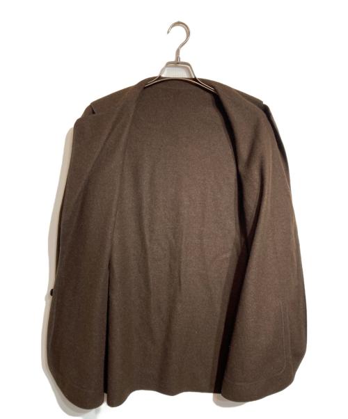 Cale（カル）Cale (カル) WOOL FELT 3B JACKET/ウールフェルトジャケット ブラウン サイズ:5の古着・服飾アイテム