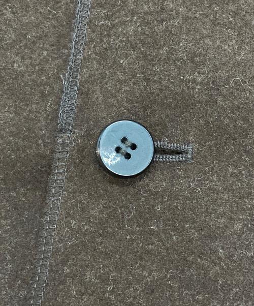 Cale（カル）Cale (カル) WOOL FELT 3B JACKET/ウールフェルトジャケット ブラウン サイズ:5の古着・服飾アイテム