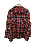 PENDLETONペンドルトン）の古着「60-70S ボードシャツ」｜レッド