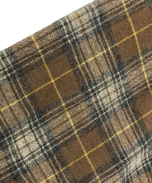 kentfield（ケントフィールド）kentfield (ケントフィールド) ウールループカラーシャツ ブラウン サイズ:Lの古着・服飾アイテム