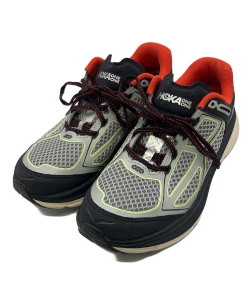 HOKAONEONE（ホカオネオネ）HOKAONEONE (ホカオネオネ) CLIFTON ONE9 グレー×ブラック サイズ:US8.5（26.5）の古着・服飾アイテム