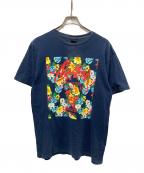 stussyステューシー）の古着「プリントTシャツ」｜ネイビー