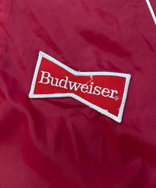 USED（ユーズド）USED (ユーズド) Budweiser. 企業ロゴリバーシブルジャケット ブラウン サイズ:LARGEの古着・服飾アイテム