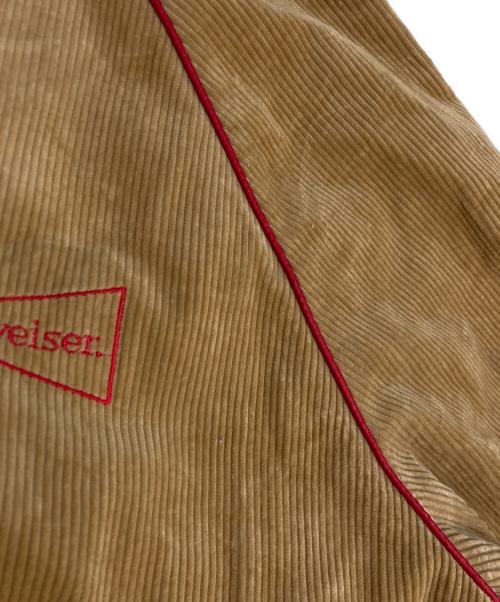 USED（ユーズド）USED (ユーズド) Budweiser. 企業ロゴリバーシブルジャケット ブラウン サイズ:LARGEの古着・服飾アイテム