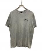 stussyステューシー）の古着「ヒッピープリントTシャツ」｜グレー