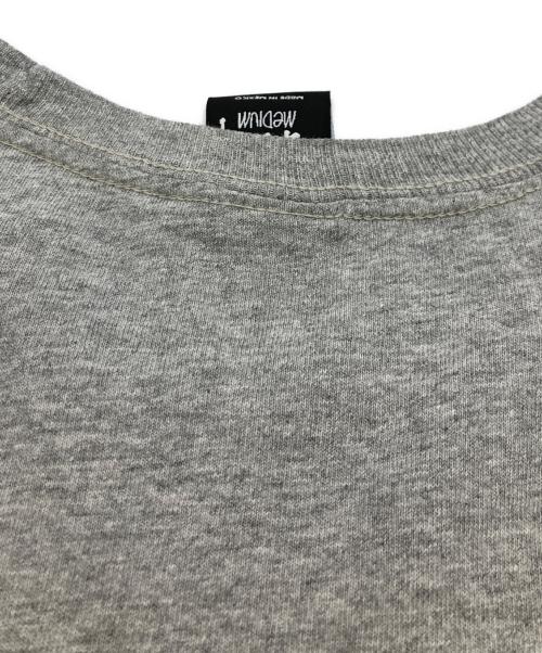 stussy（ステューシー）stussy (ステューシー) ヒッピープリントTシャツ グレー サイズ:Mの古着・服飾アイテム
