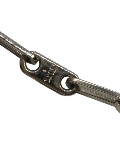 GUCCI（グッチ）GUCCI (グッチ) チェーンワンショルダーバッグ ブラックの古着・服飾アイテム