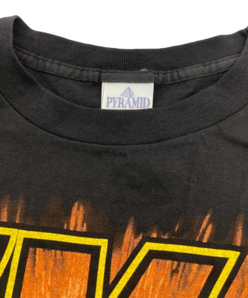 PYRAMID（ピラミッド）PYRAMID (ピラミッド) 90sバンドプリントTシャツ ブラック サイズ:	SIZE Lの古着・服飾アイテム