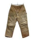 CarHarttカーハート）の古着「DUCK Double Front Loose Fit」｜ブラウン