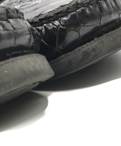 PARABOOT（パラブーツ）PARABOOT (パラブーツ) BEAMS (ビームス) CORSICA クロコ ブラック サイズ:7 1/2の古着・服飾アイテム